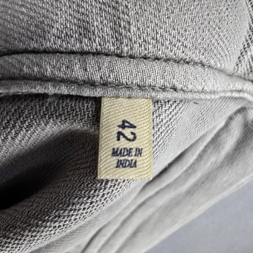 Faherty‎ Shorts Mens 42 Gray Stretch Terry Short 7 Inch Inseam Casual Chino Soft
